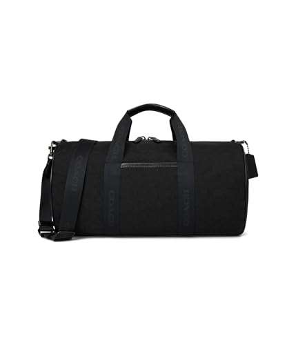 Coach Theo Duffle Signature Jacquard one size black, versatile carryall with premium construction.