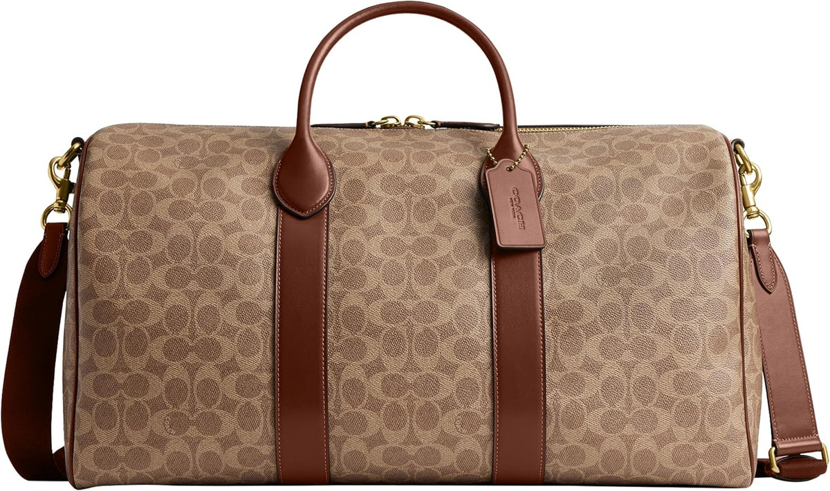 Coach Men's Compass 50 Bag – Premium leather travel bag for professionals, featuring durable construction and sleek design.